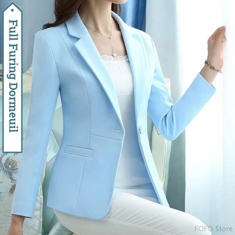 PREMIUM JAS WANITA BLAZER WANITA JAS KERJA WANITA JAS  PORMAL JAS HITAM BLAZER HITAM JAS KANTORAN
