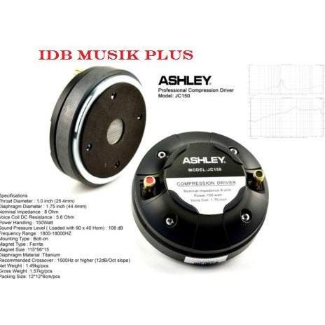 Driver Tweeter Ashley Jc150 Jc 150 Original Ashley