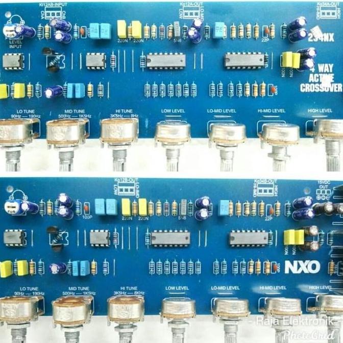 Kit Crossover Aktif NXO 3/4 Way 234 NX Dual Channel Kit Cross Aktif 4W