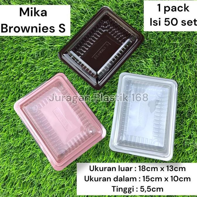 Yxwrg- Mika Brownies S - Size S Kecil - Kotak Bento Nasi Kuning - Tray Bento