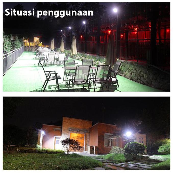Lansungkirim- Solar Lampu  2000W Lampu Tenaga Matahari  Lampu Led Surya Solar Cell Lampu Outdoor Sup
