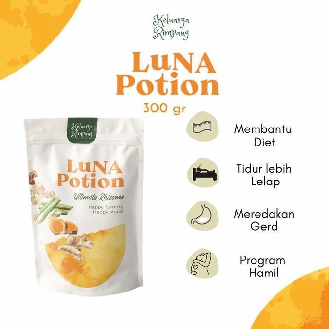 Cod,Bisa- Luna Potion Ramuan Cinta Jsr Diet Detox Maag Gerd Promil Glowing