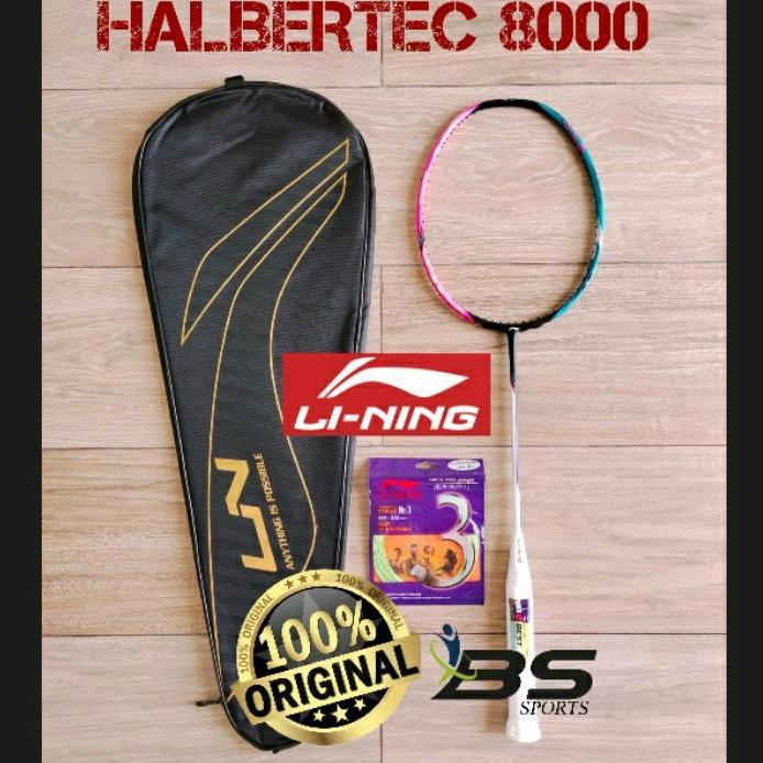 RAKET BADMINTON LINING HALBERTEC 8000 ORIGINAL