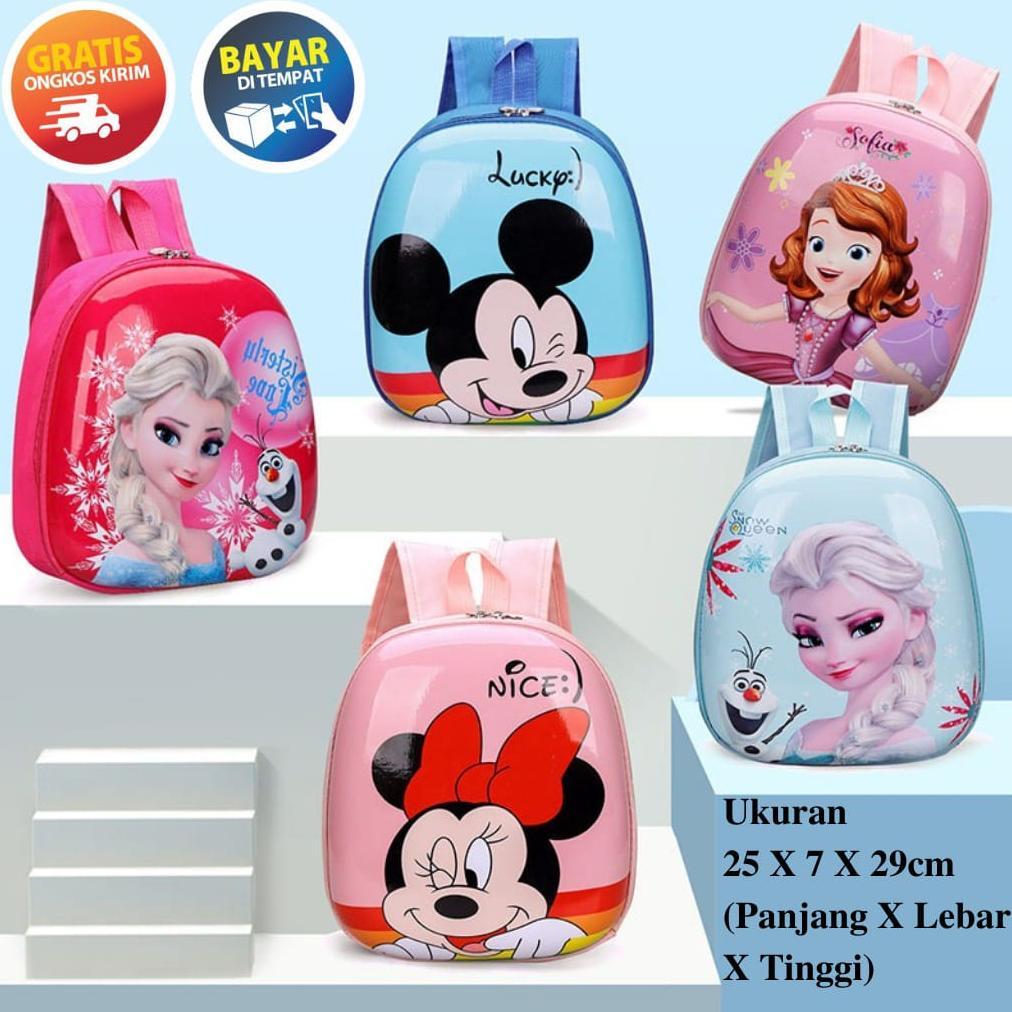 Mouseman - TAS SEKOLAH PAUD TAS RANSEL TELUR ANAK TAS ANAK HARDCASE TAS SEKOLAH ANAK TAS ANAK TK TAS