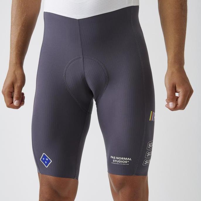 Celana Bib PNS Solitude Grey Aero Road Bike - Celana Sepeda Road Bike Aero Pas Normal Studios Solitu
