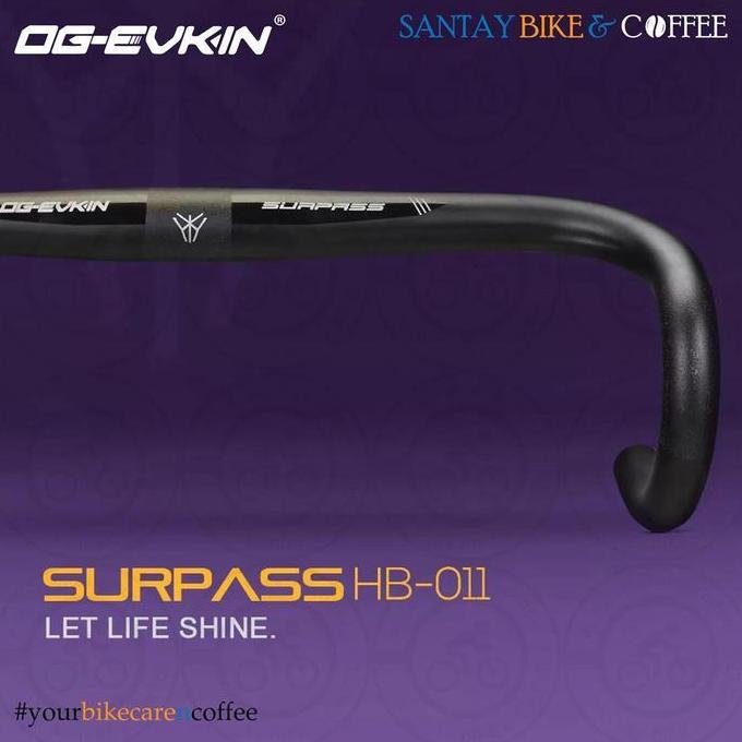 OG EVKIN HB011 Carbon Handlebar DropBar Road Bike 31.8MM 380 400 420MM