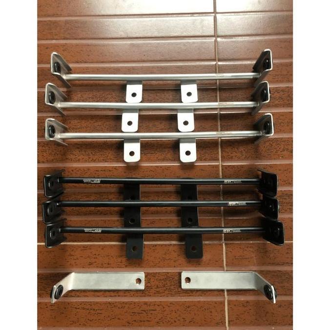 Thebest- BRACKET SAYAP RADIATOR BPRO SUPPORT SIRIP NINJA R SS KOMBINASI