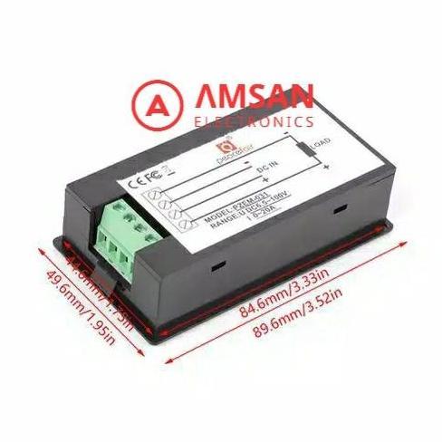 Bestone- Peacefair PZEM-031 20A Kwh Energy Volt Ampere Watt meter DC 6.5-100V