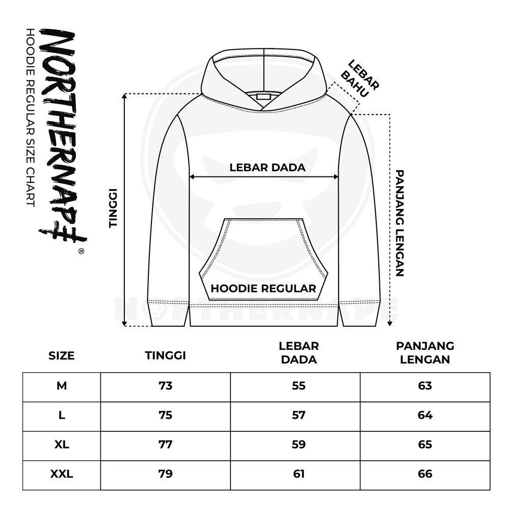 HOT PRODUCT Northernape Hoodie The Dark Series - Misty Hoodie Pria