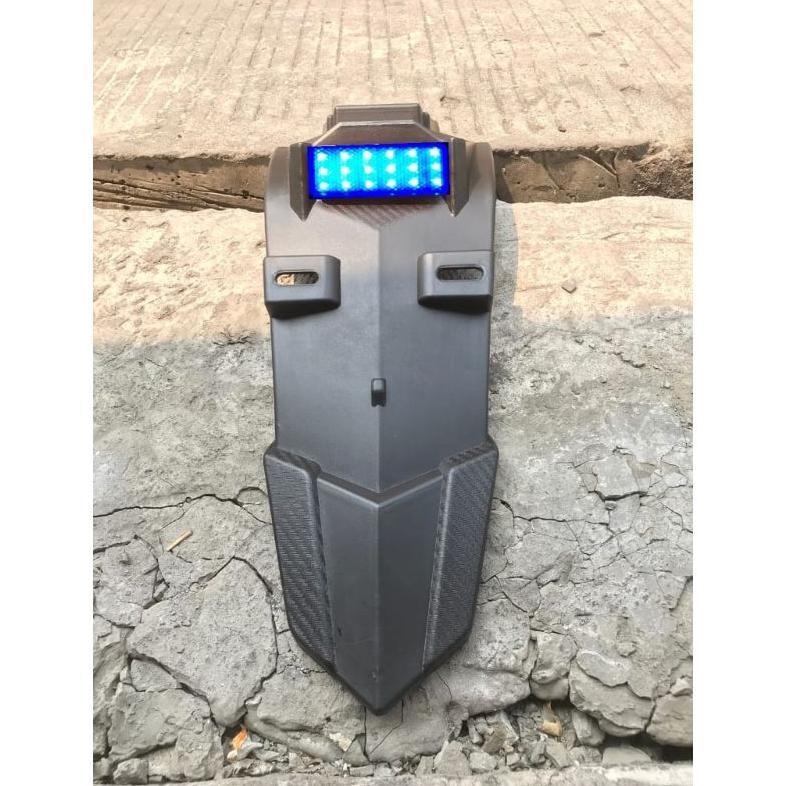 Spakbor Belakang Supra GTR 150 Lampu Merah & Biru Spakbor Exciter Supra GTR 150 Bahan Plastik ABS