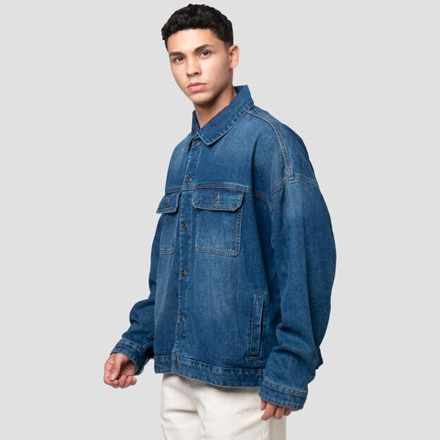 terbaru nevada big pocket trucker jaket denim pria 123038696