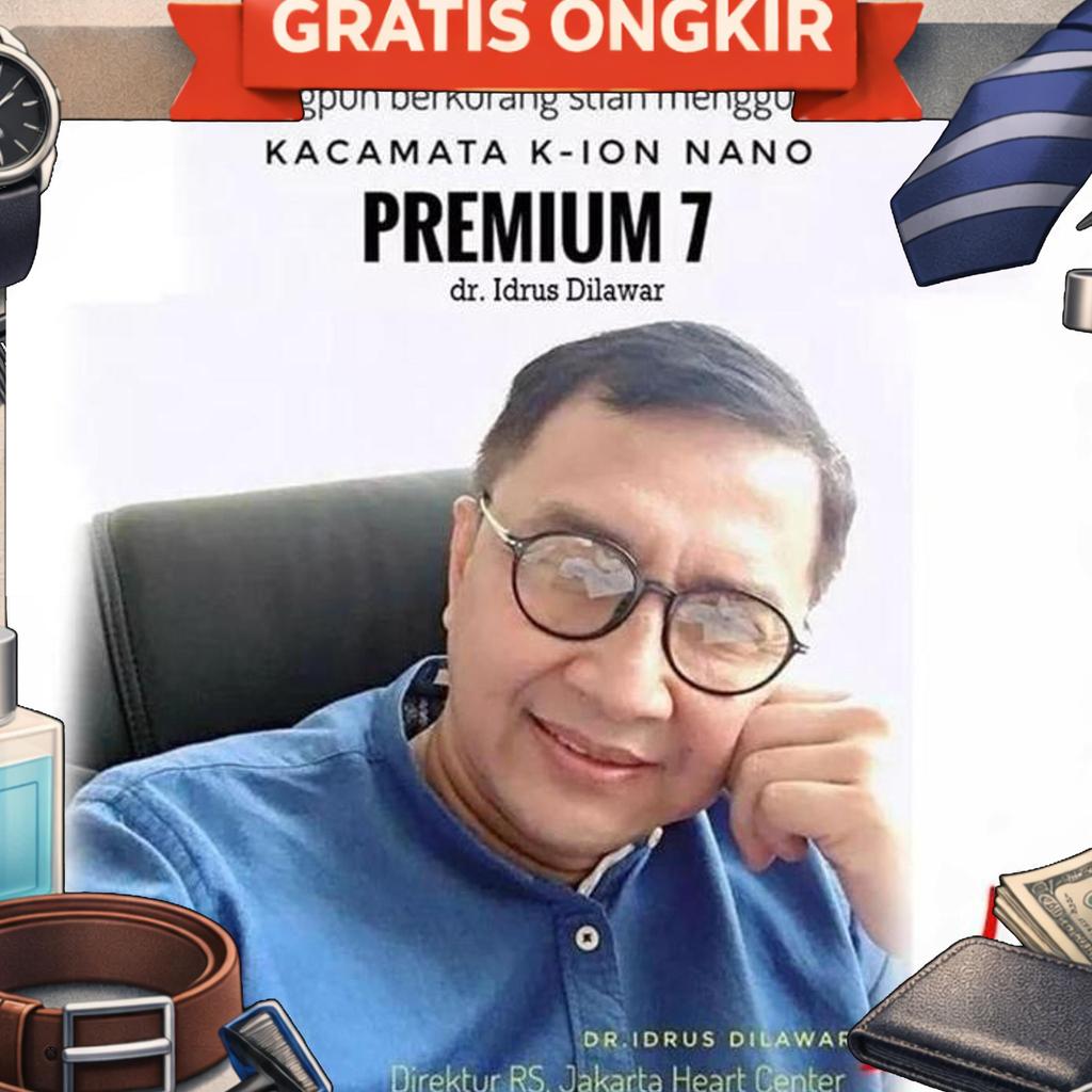 Kacamata K Ion Nano Premium 7 Original Klink.K Ion Nano Premium 7.Kacamata K Ion Nano Pria Wanita. B