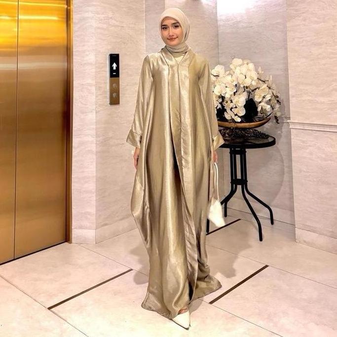 GILDA KAFTAN - credenza silk kaftan cantik mewah baju lebaran 2025