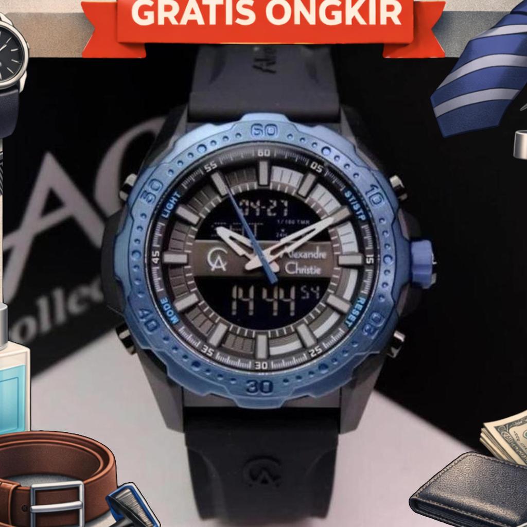Jam Tangan Pria Alexandre Christie Ac9370 Ac 9370 Original