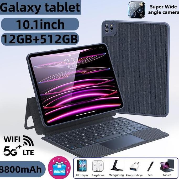 Bestone- Tablet PC Asli Baru Galaxy Tab S11 12GB+512GB Tablet Android