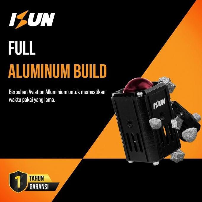Sale Isun Mpx1 Pro Lampu Led Mini Projie Isun Dengan Blue Lens Demon Eyes Dan Kipas Pendingin Dc9-80