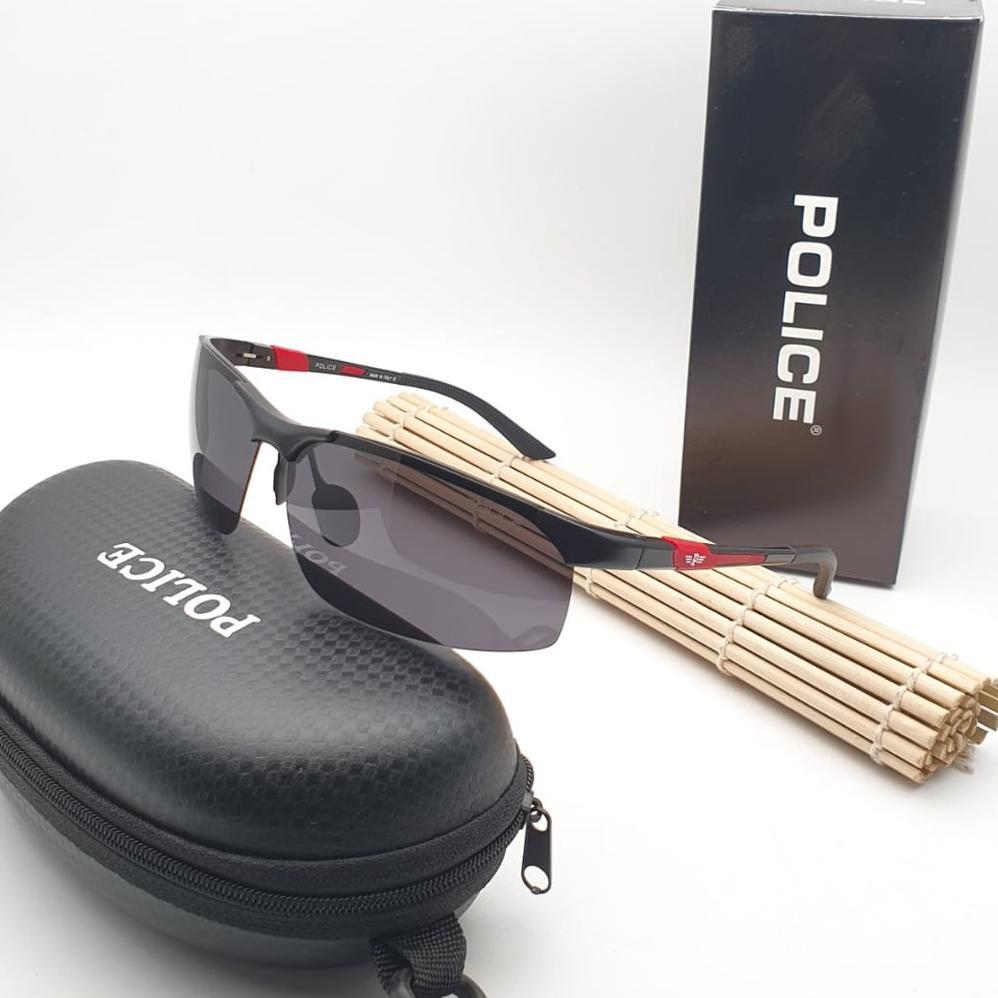 Ready Sunglass Kacamata Sepeda Pria Kacamata Police A01827 Lensa Anti Radiasi Termurah