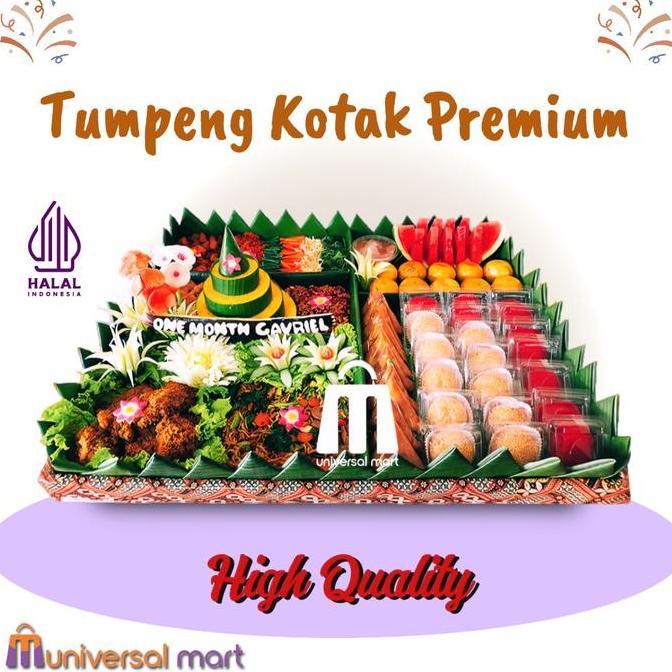 P_dalali - Tumpeng Nasi Kuning Kotak Premium Paket Lengkap