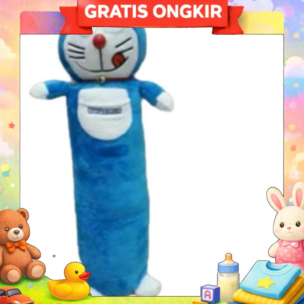 Boneka Guling Anak Karakter Doraemon