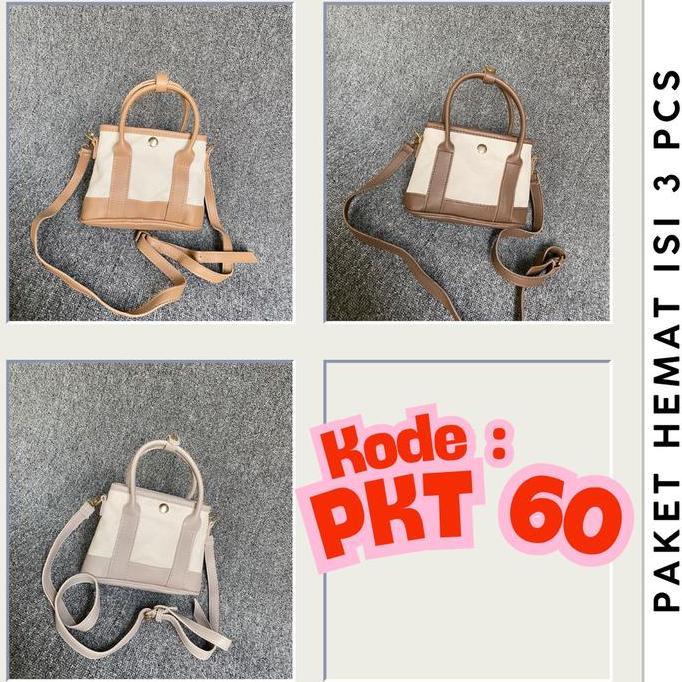 BEST SELLER / PREMIUM Paket Hemat Grosir Tas Maharaja - Tas Selempang Wanita - Mulai 30 ribu isi 3 P
