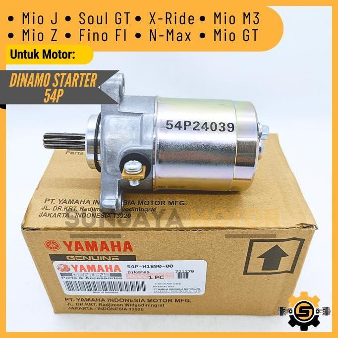 gandisoress - motor stater kualitas original yamaha 54p dinamo starter mio j mio m3 nmax old fino fi