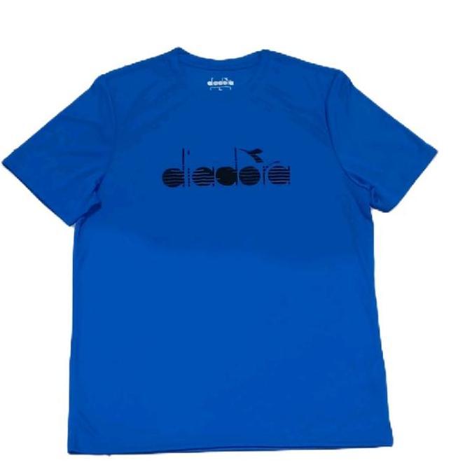 Grosir Diadora Margaux Men'S Tee. Blue. Kaos Olahraga Pria Original
