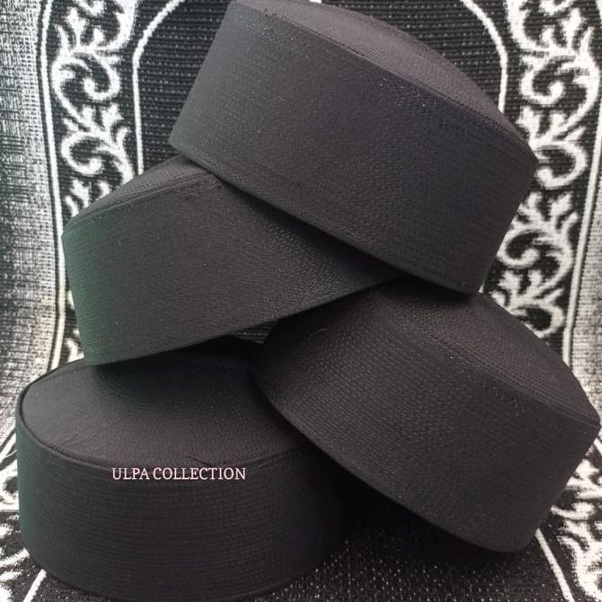 Thebest- PECI KALBUT PUTIH/HITAM PECI HAJI SONGKOK KALBUT PUTIH/HITAM Anak dan Dewasa Muslim