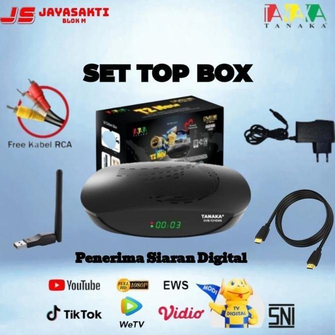 PROMO SET TOP BOX / Sky Box DVB T2 TV DIGITAL TANAKA Terbaru BISA GOSEND
