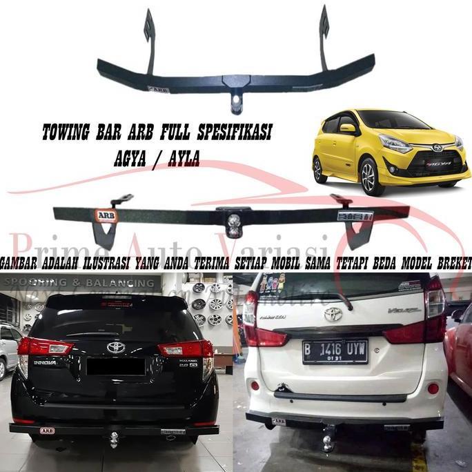Promo TOWING BAR ARB BESI BUMPER BELAKANG TOWING BAR - AGYA AYLA Diskon
