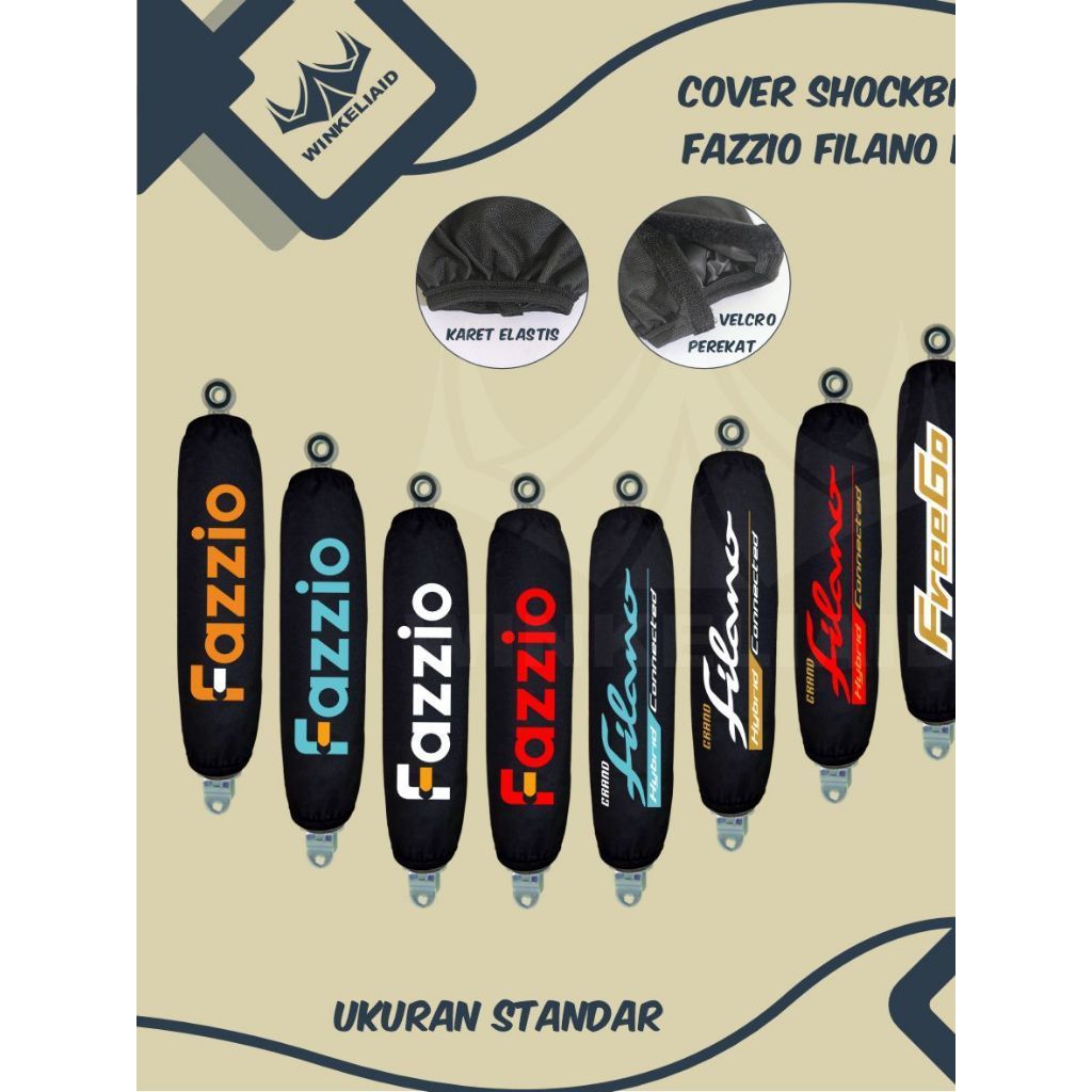 SARUNG SHOCKBREAKER FAZZIO FILANO FREEGO COVER PENUTUP PELINDUNG SHOCKBREAKER FREEGO FILANO FAZZIO