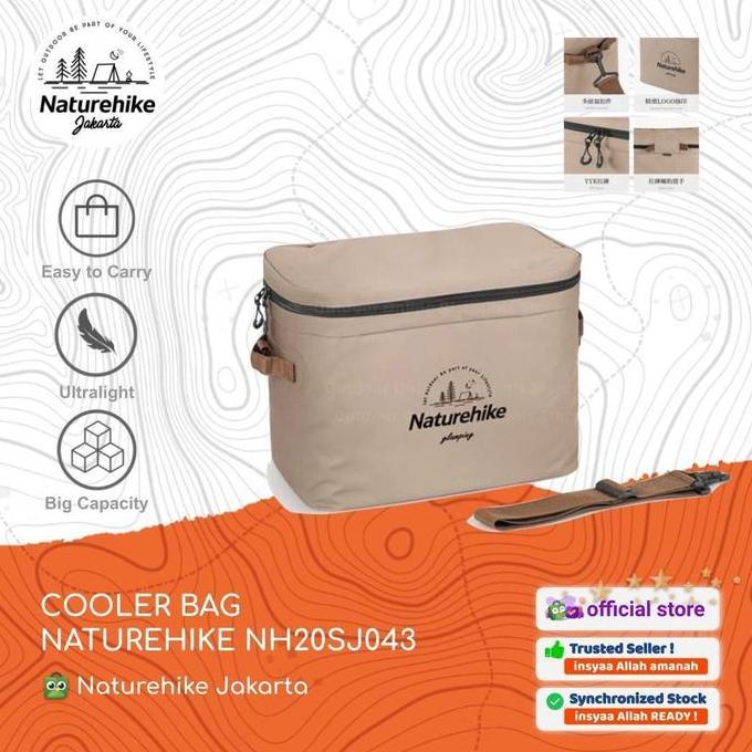 TERBARU COOLER BAG NATUREHIKE NH20SJ043 TAS / BOX PENDINGIN MAKANAN MINUMAN