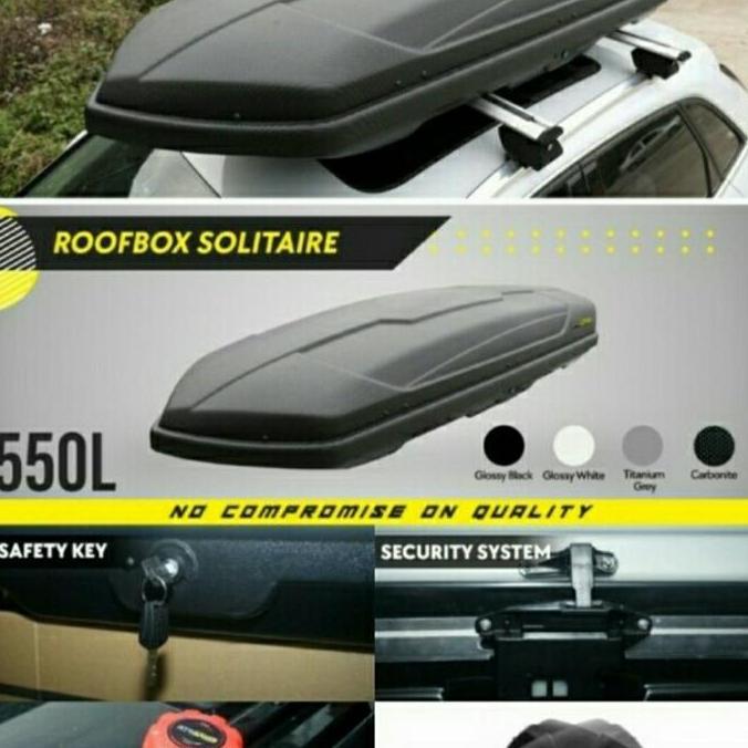 Promo Roof Box / Roofbox Solitaire Otorack 550L Diskon