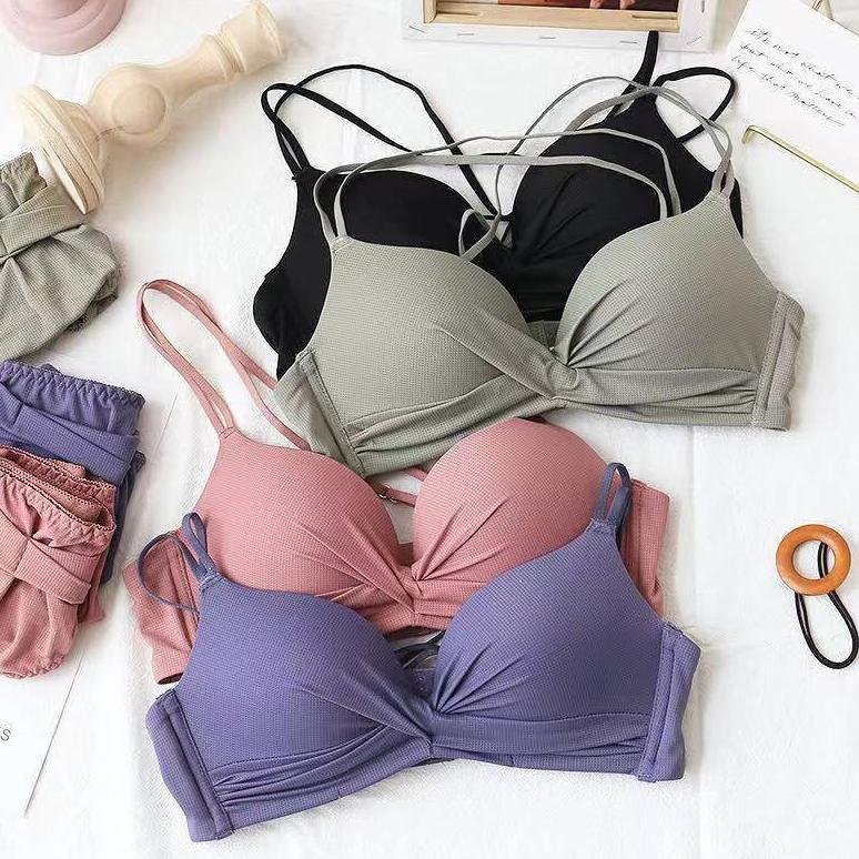 BH Seamless Deep V Cross Women Bra Nilon