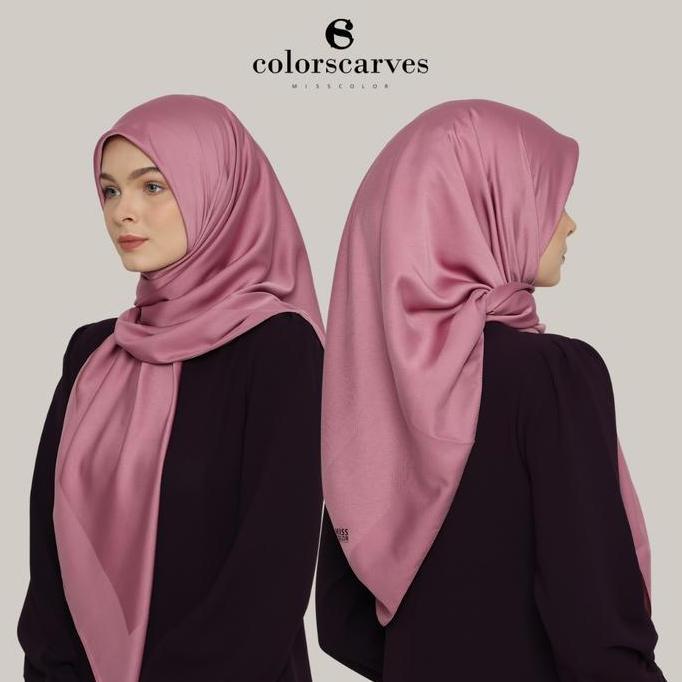 Thebest- Jilbab Turki Miss Color hijab polos pano satin import 120x120