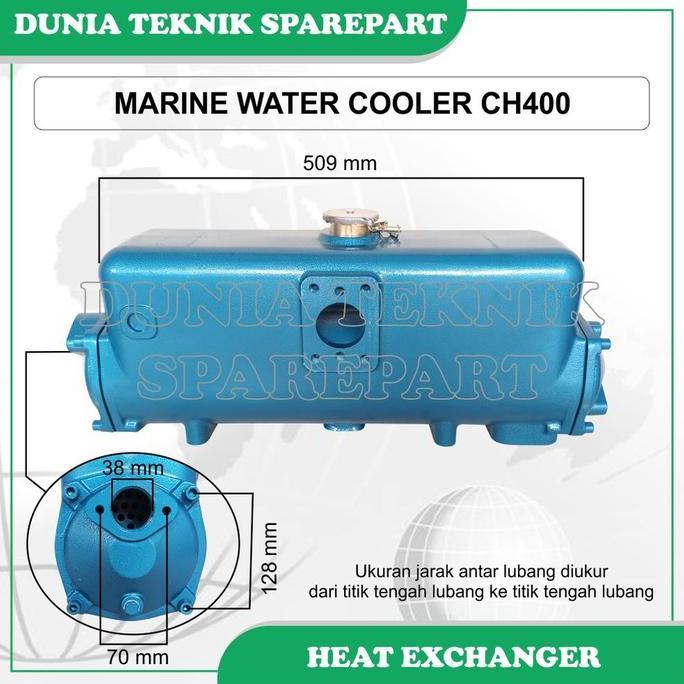 CH400 MARINE WATER COOLER / RADIATOR MESIN KAPAL /  HEAT EXCHANGER Terlaris