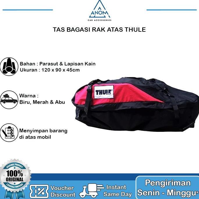 Promo Tas roof rack / Tas Bagasi thule rak Platinum / Roof bag / tas Thule Diskon