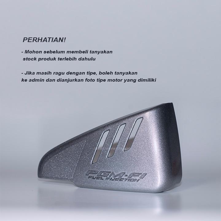 GARNISH BOX FILTER HONDA SCOOPY FI NON LED ,BEAT FI, VARIO CW FI 110 SILVER TAHUN 2012 SD 2014