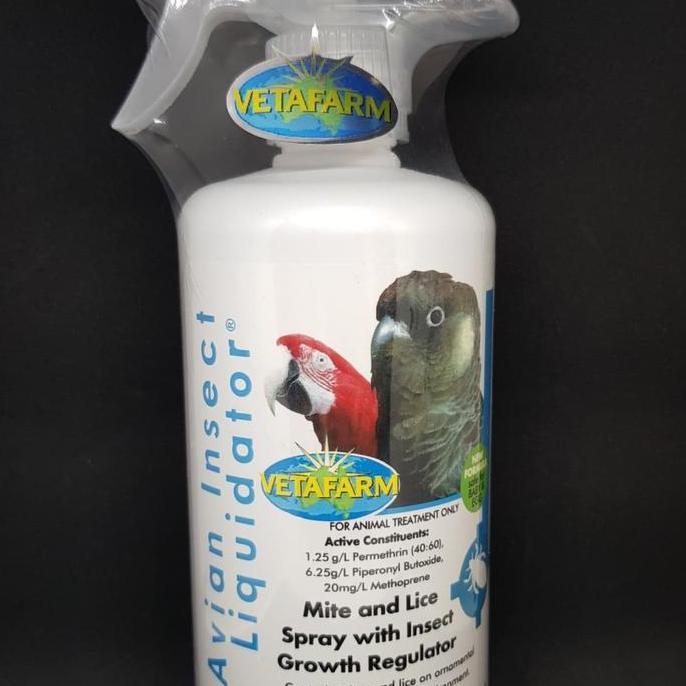 AVIAN INSECT LIQUIDATOR 500 ml VETAFARM Formula baru obat kutu burung