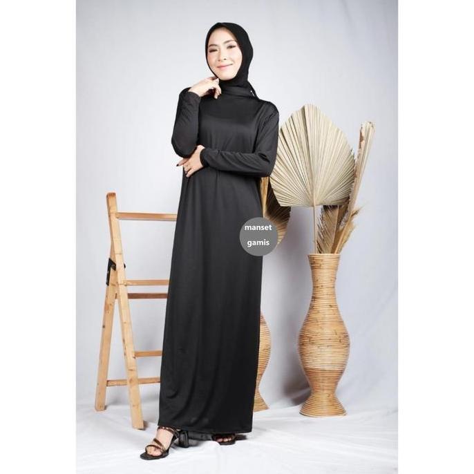 BEST SELLER / PREMIUM AliMaMa - MANSET GAMIS - Dalaman Wanita Inner Lengan Panjang Kebaya Mangset Ka