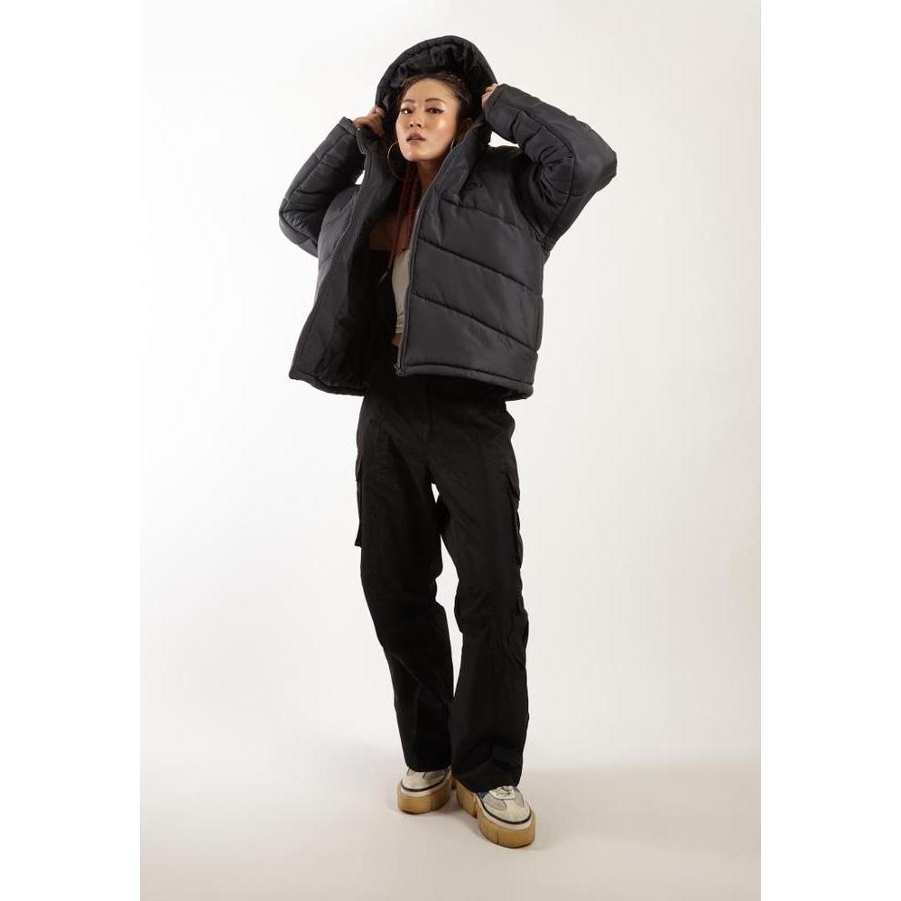 OCWA MATRIX PUFFER WINTER JACKET ASH GREY WOMAN