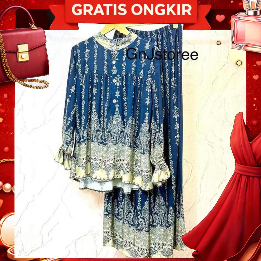 Gnj Dora - Setelan Couple(Dijual Satuan) Setelan Rayon Ibu Dan Anak Perempuan