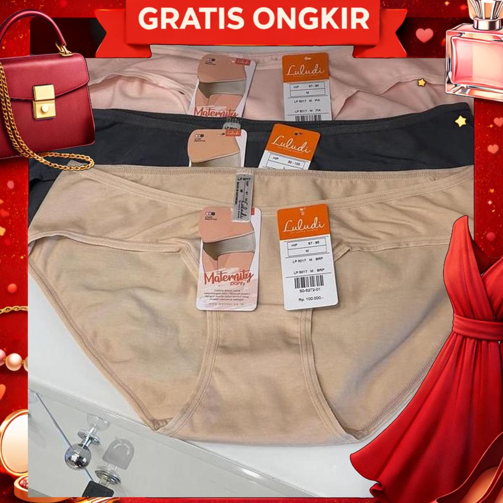 Luludi By Wacoal Maternity Mini Panty Lp 5017 / Celana Hamil