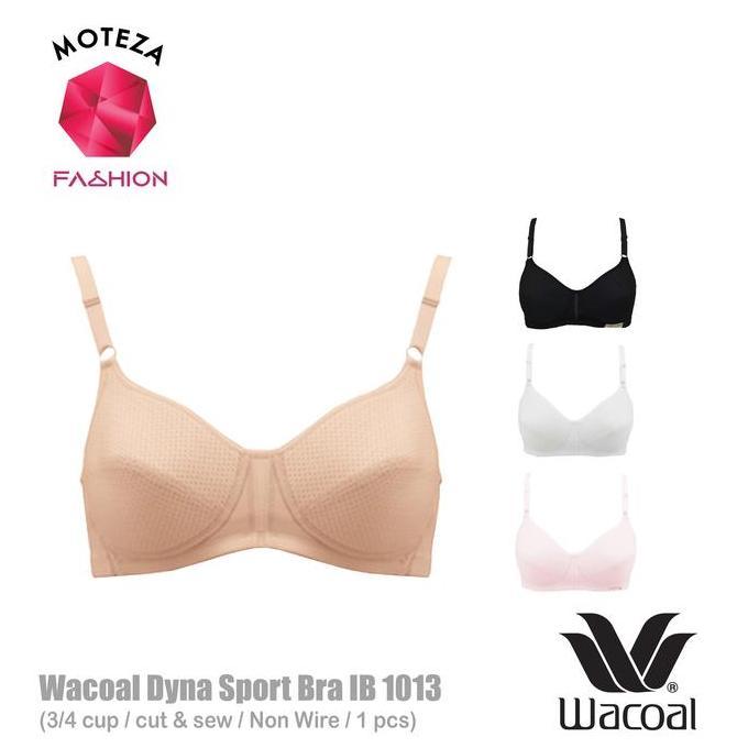 Moumentix- Wacoal Dyna Sport Bra - Ib 1013 - 3/4 Cup - Non Wire (Tanpa Kawat) Top Busa