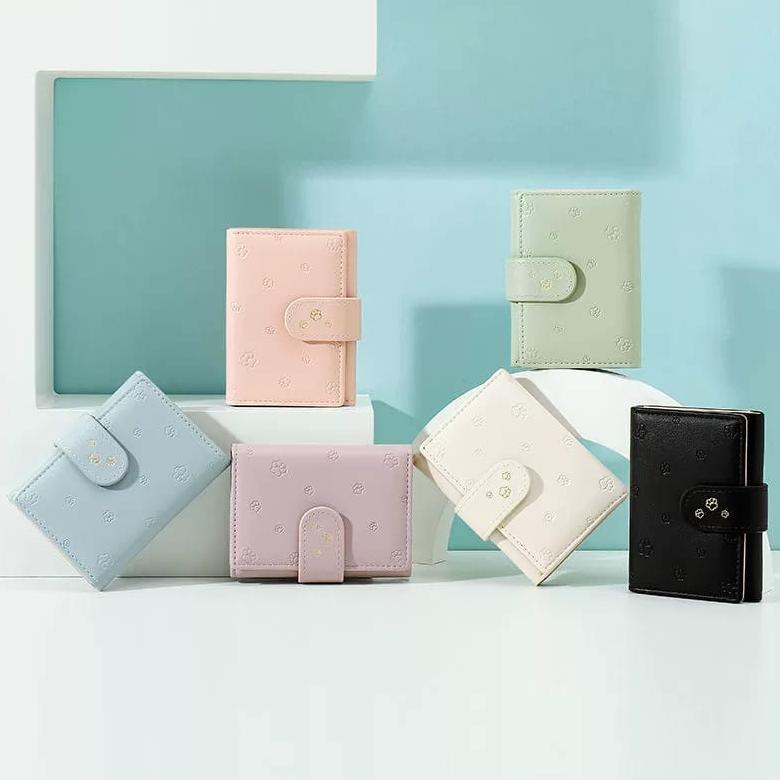 Dmpt- D241 Dompet Wanita Mini Lipat Import Motif Bunga Lucu Cantik Real Pic Murah Terbaru
