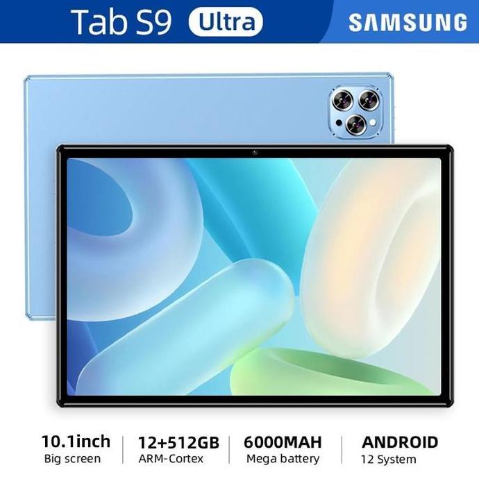Bestone- 2022 Tablet PC Asli Galaxy Tab Baru 12GB + 512GB Tablet Android 10