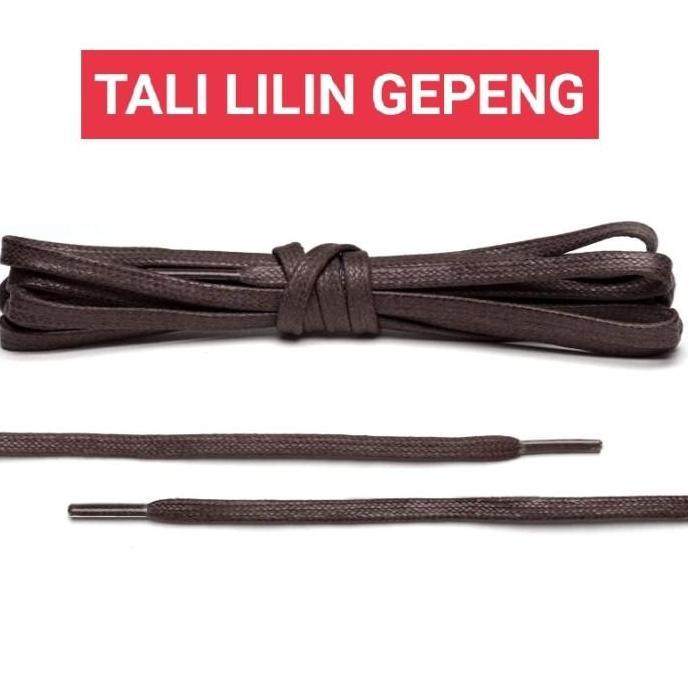 Thebest- TALI SEPATU LILIN GEPENG WAXED LACES