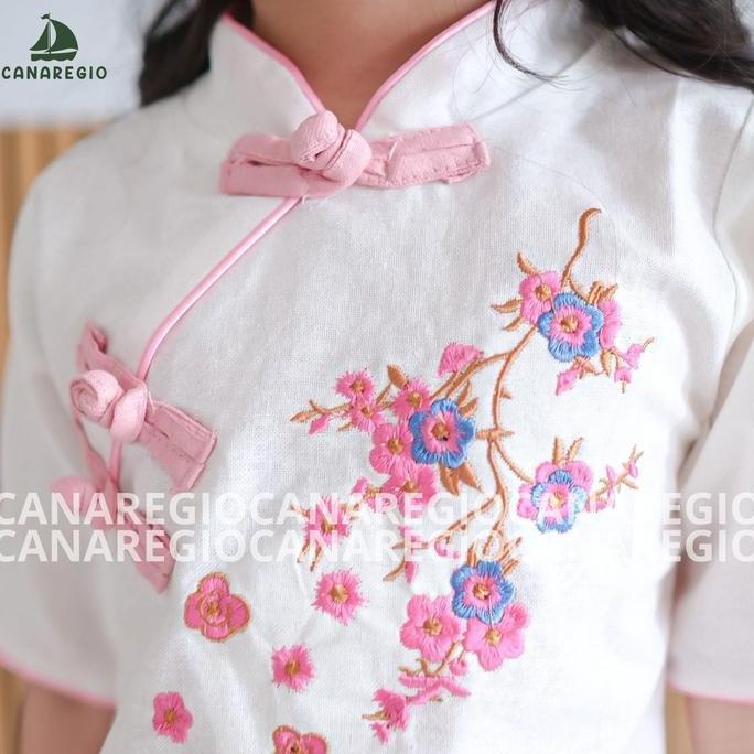 Baju Imlek Cheongsam Anak Perempuan Baju Cina Cheongsam