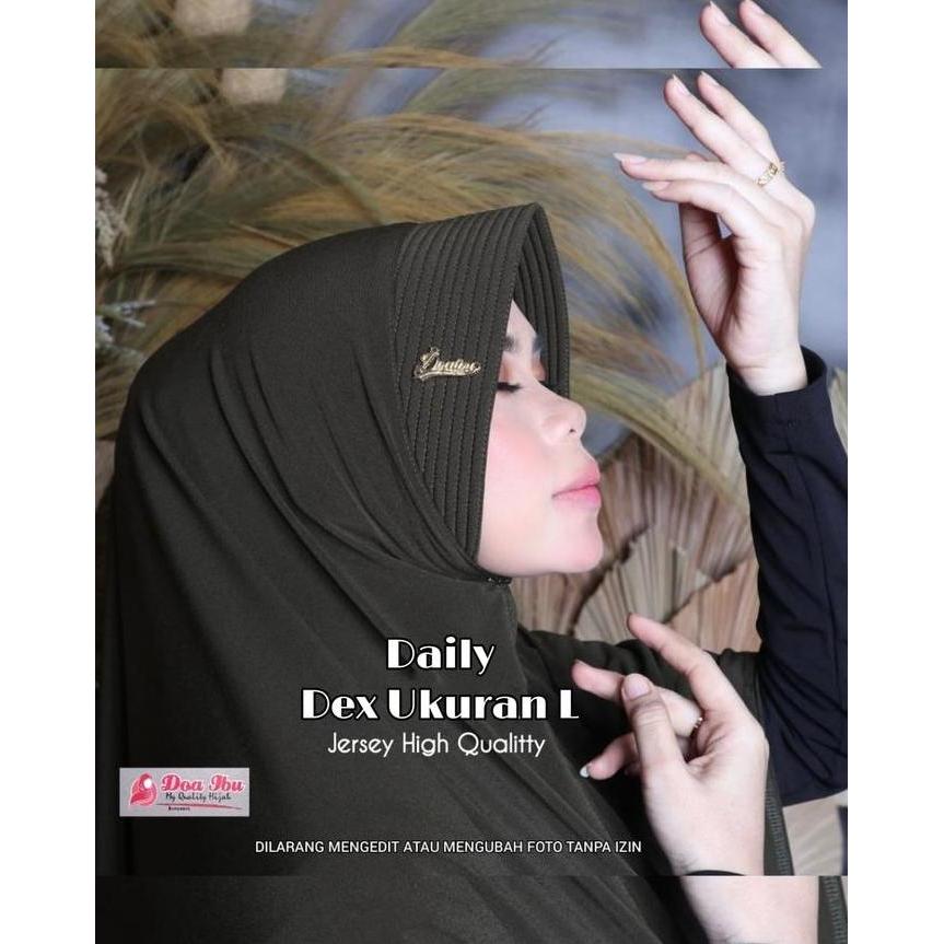 Terpopuler- Doi Daily Dex Ukuran L Hijab Instan Doa Ibu