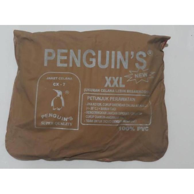 Terpopuler- Jas Hujan Jaket Celana Merek Penguin'S / Penguin Cx7 / Cx-7 / Cx 7 L Dan Xl Original Dap
