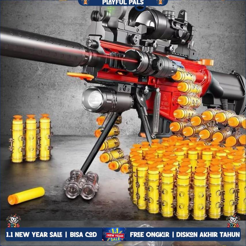 READY MAINAN TEMBAK-TEMBAKAN  MANUAL DAN ELECTRIC UNTUK ANAK LAKI-LAKI / MAINAN TEMBAK-TEMBAKAN UNTU